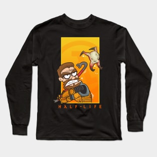 Half Life Freeman Shirt Long Sleeve T-Shirt